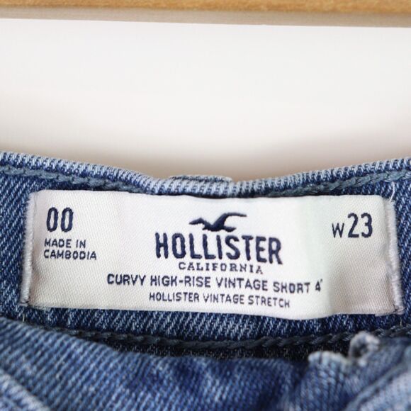 Hollister Curvy High Rise Vintage Short 4" size 23 - Picture 3 of 4